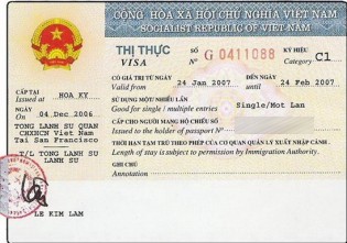 Vizos į Vietnamą pavyzdys